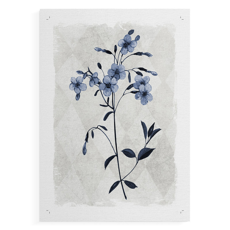 Harlequin Botanical III - Impression sur toile seulement - NON CADRE, H 18 po x l 12 po