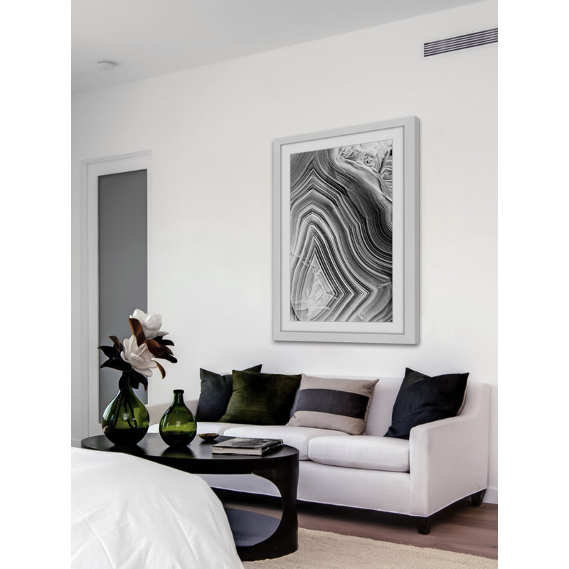 « kola gorge », peinture sur toile encadrée, H 36 po x l 24 po x P 1,5 po, Cadre blanc, Blanc
