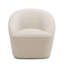 Fauteuil pivotant Anson Boucle