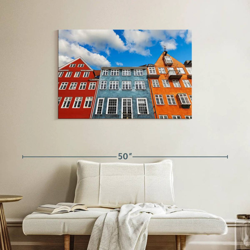 Copenhagen Architecture, 26" H x 39" W