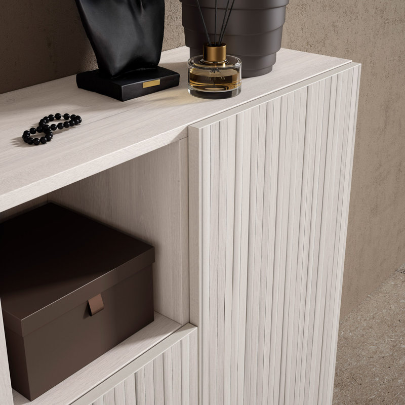 Moss 12 Pair Shoe Storage Cabinet, Cream