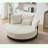52.75'' Oversized Round Swivel sofa-963571761