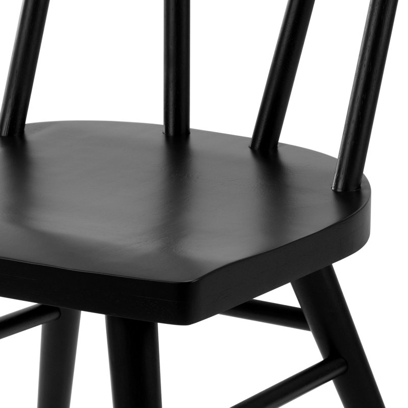 Windsor Dining Chair, Black