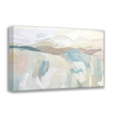 Abstrait-paysage-6, estampe numérique sur toile tendue avec châssis