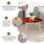 Ensemble de 2 tables basses gigognes Triangle