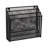 Mind Reader Vertical File Storage, Desktop Organizer, Wall Mount, Metal, 12.5"L x 3.75"W x 11.5"H-49518539