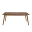 Abigale 6 - Person Acacia Wicker Patio Dining Set with Extendable Rectangular Table