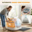 Polypropylene@@Plastic Self-Cleaning Litter Box