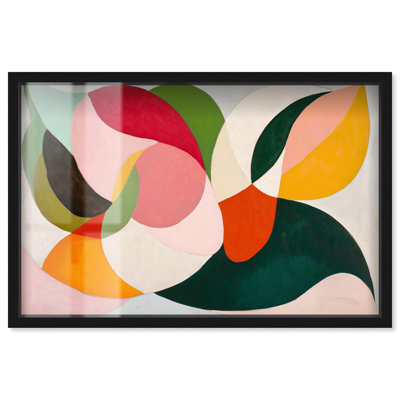 Décoration murale Maximalist Color Fusion Shadowbox Print par Art Remedy