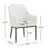 Zaylen 5-Piece Dining Table Set With Sintered Stone Top & Upholstered Chairs-124609944-124609943