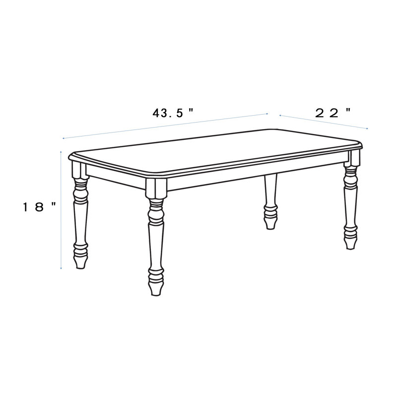 Table basse Traditional, Blanc