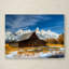 « emblématique grange grand teton » par pierre leclerc,, reproduction de photo sur toile tendue encadrée-10611640