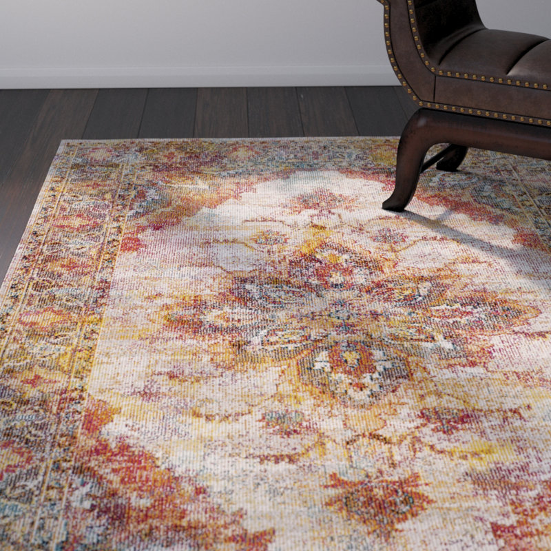 Mabel Crystal Performance Oriental Rug, Rectangle 9' x 12'