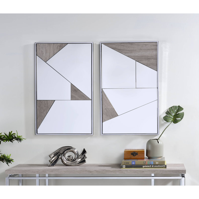 Danashia Metal Flat Wall Mirror