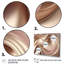 Luscious liquide or en rose et taupe VI - impression sur toile 3 pièces-87538403-87538400