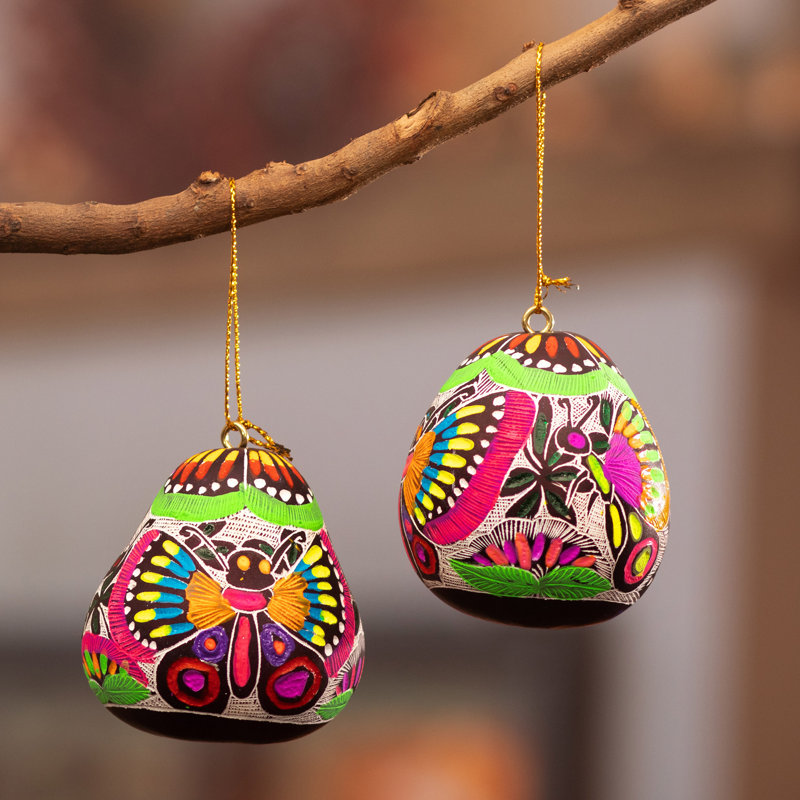 Ornement suspendu Vibrant Hope Gourd
