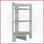 Table basse d'angle compacte à 3 niveaux avec plateau - polyvalente pour les petits espaces, durable-1768892994-1768892997