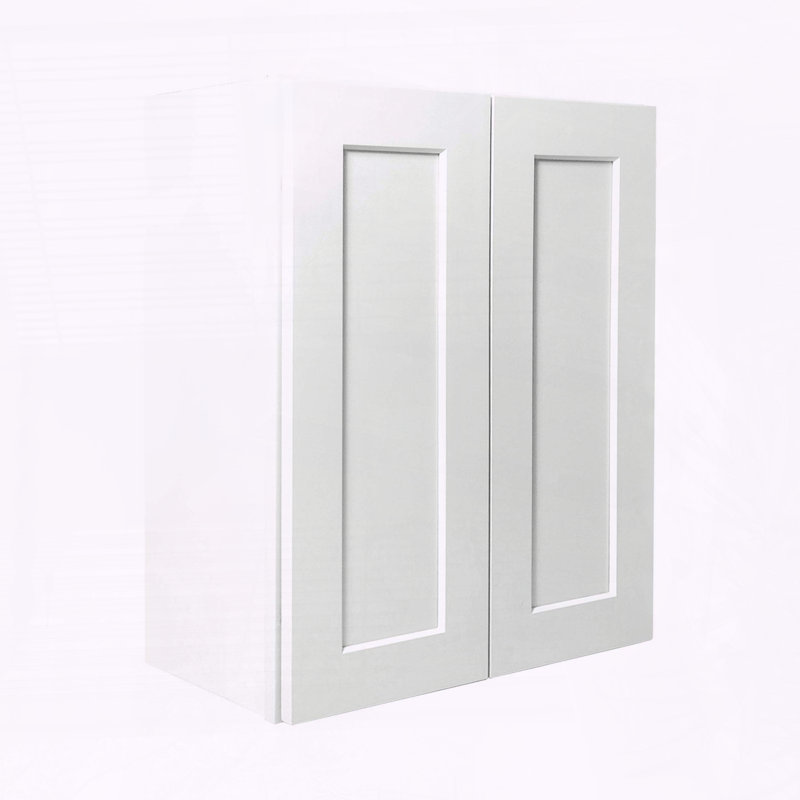 Armoire murale Shaker avec tablettes réglables et charnières à fermeture en douceur