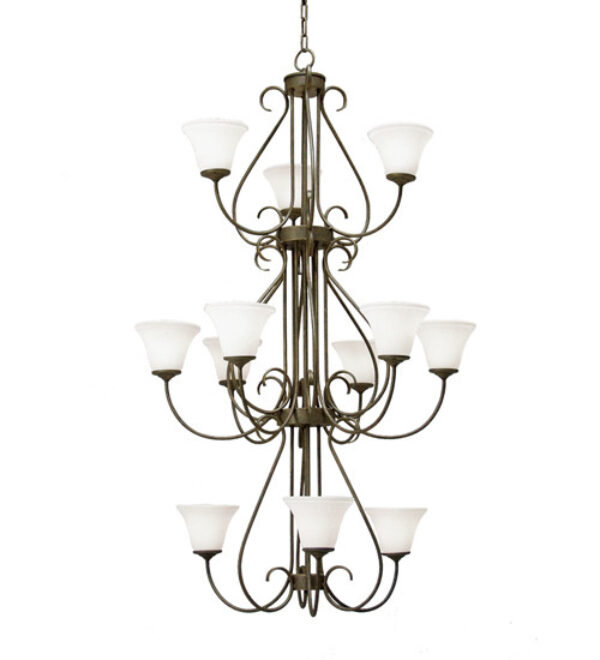 Jaqueline 12 - Light Chandelier, Antiquity Premium