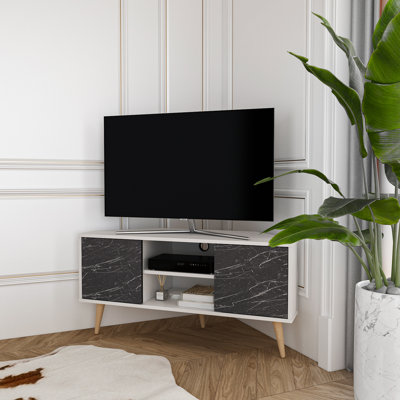 Ibarra Corner TV Stand for TVs up to 55" by George Oliver