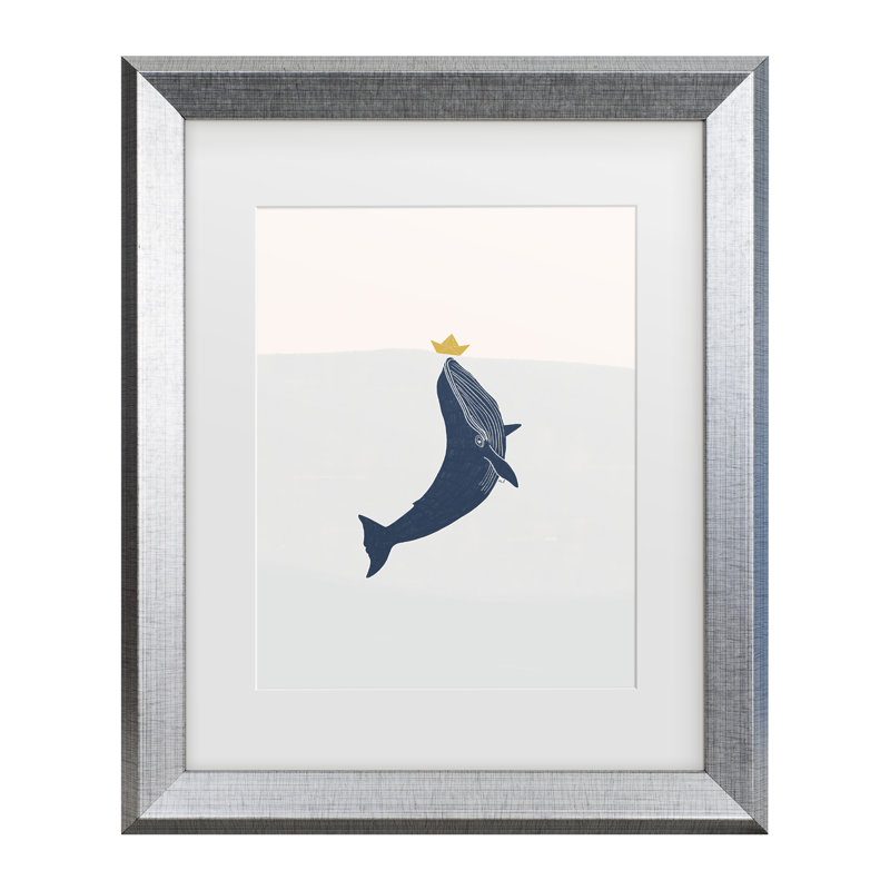 «Menina Lisboa Whale Sail Boat Matted Art»
