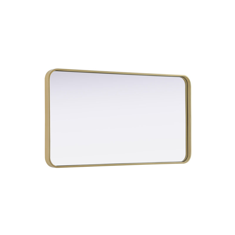 Erath Contour Metal Mirror, 40" x 22", Brass