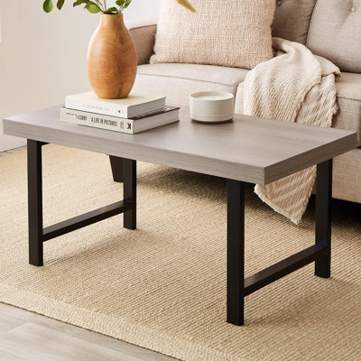 Products 44in Modern Coffee Table Butcher Block Top Large Accent Table -  17 Stories, 3B93FDAC8F13447EB75FDB3455326746