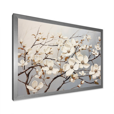Reproduction sur toile White Dogwood Blossom Harmony IV
