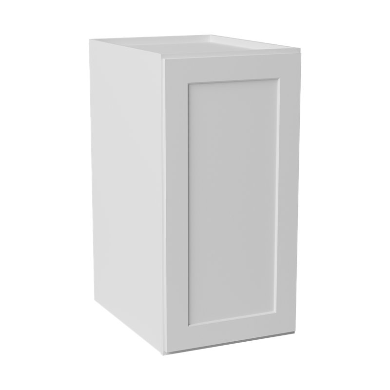 Armoire de cuisine en bois massif prête à assembler, Blanc, 36", 18"