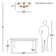 Yearby 6 - Light Dimmable Tiered Chandelier