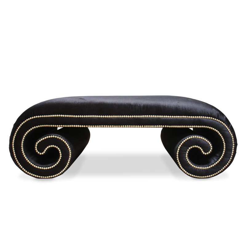 Benson Novelty Ottoman, Black, Yes