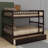 Full Over Full Bunk Bed With Drawers, Convertible Beds-800737854