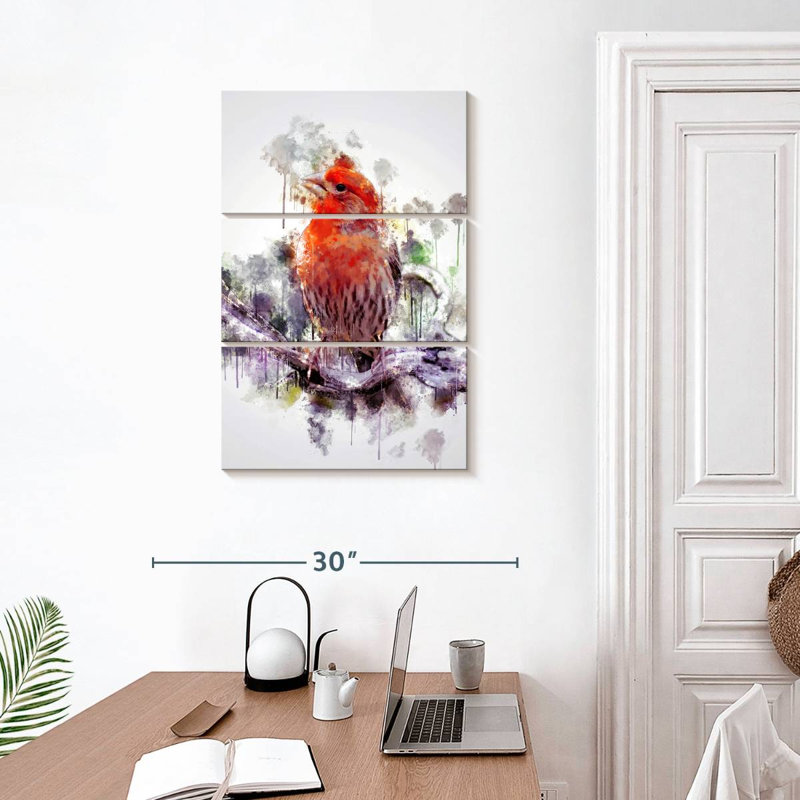 Brampt House Finch, 32" H x 20" W