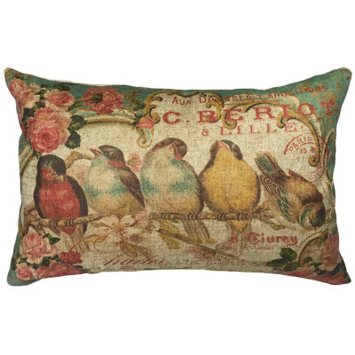 Linen Reversible Throw Pillow