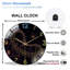 Horloge murale en verre 12 po