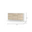 Sideboard Arvada, Modern Sideboard With 3 Doors And Shelves, Kitchen Buffet, 154X40H75 Cm
