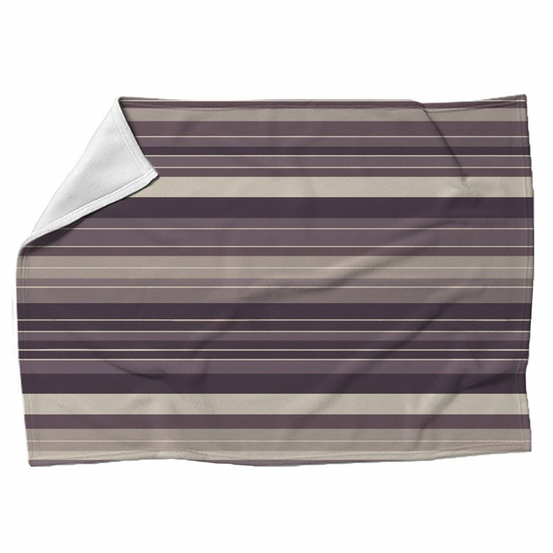 Machine Printed Throw Blanket, 68" W x 80" L