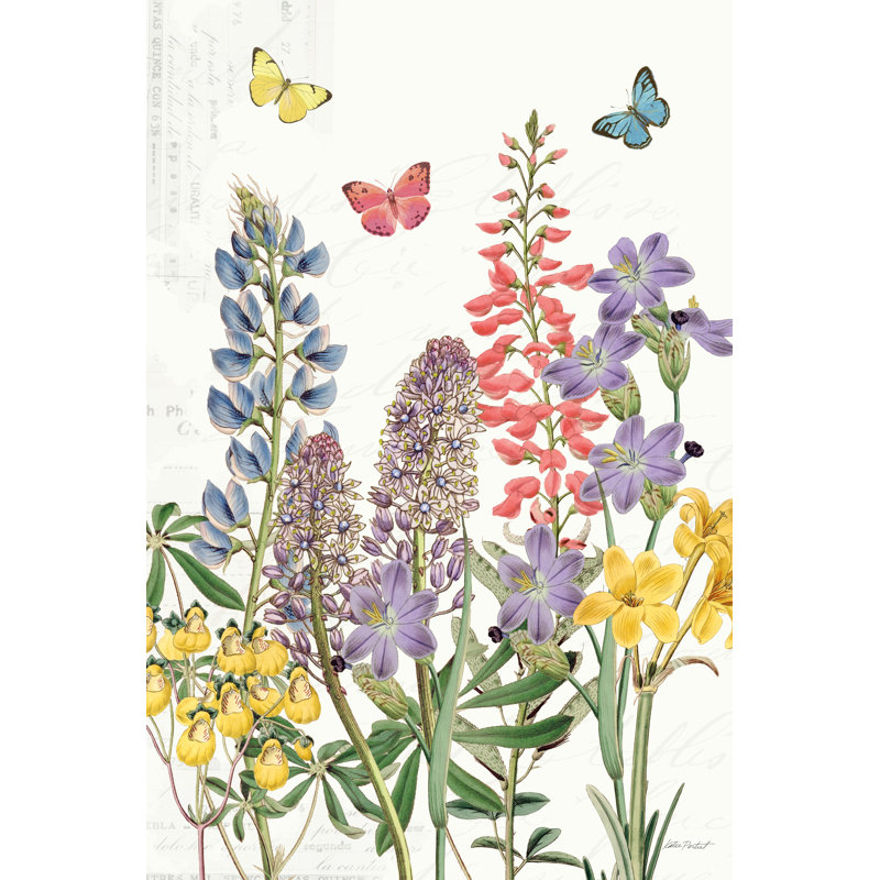 Jardin de Pâques floral VI, H 8 po x l 12 po x P 1,25 po