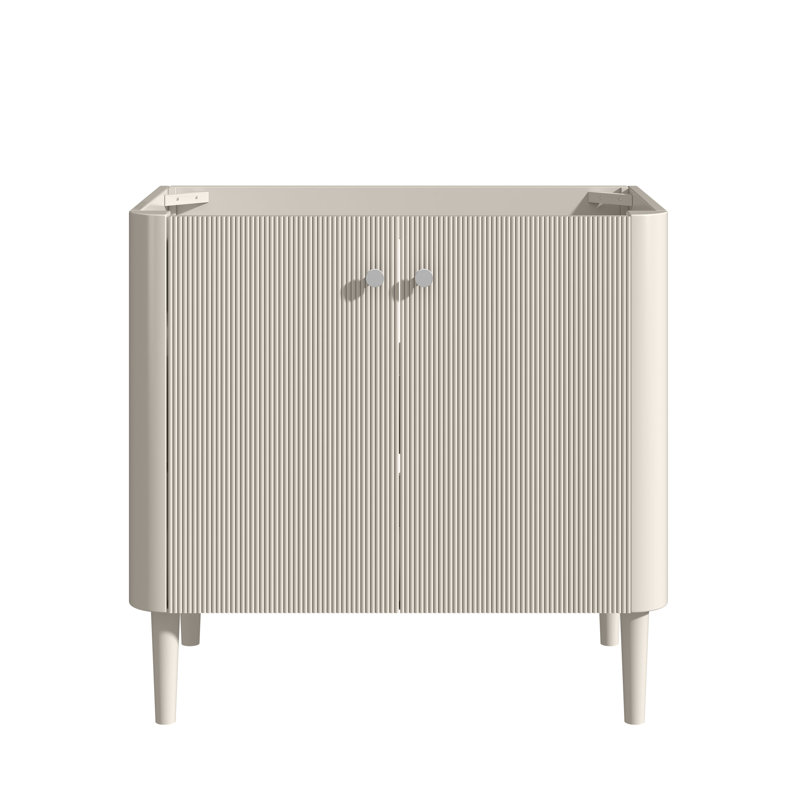 Meuble-lavabo simple Haley 36 po, blanc cachemire