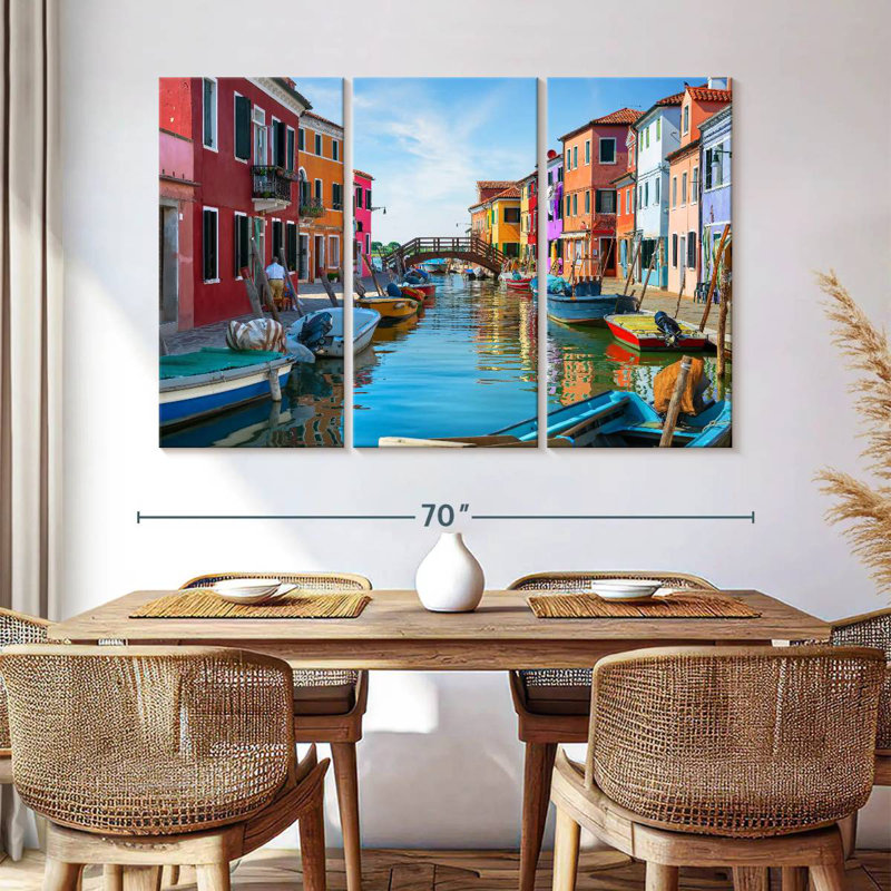 Quartier Sebbie Burano, H 42 po x l 65 po