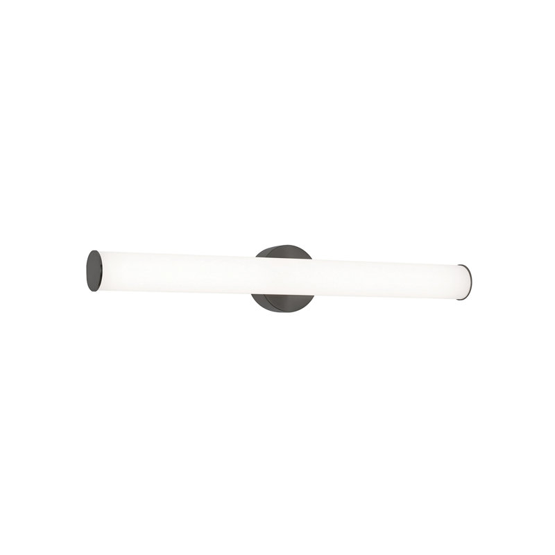 Meuble-lavabo à DEL 24 po Olnek - 120 à 277 V - 5 CCT, Noir, noir, noir, noir