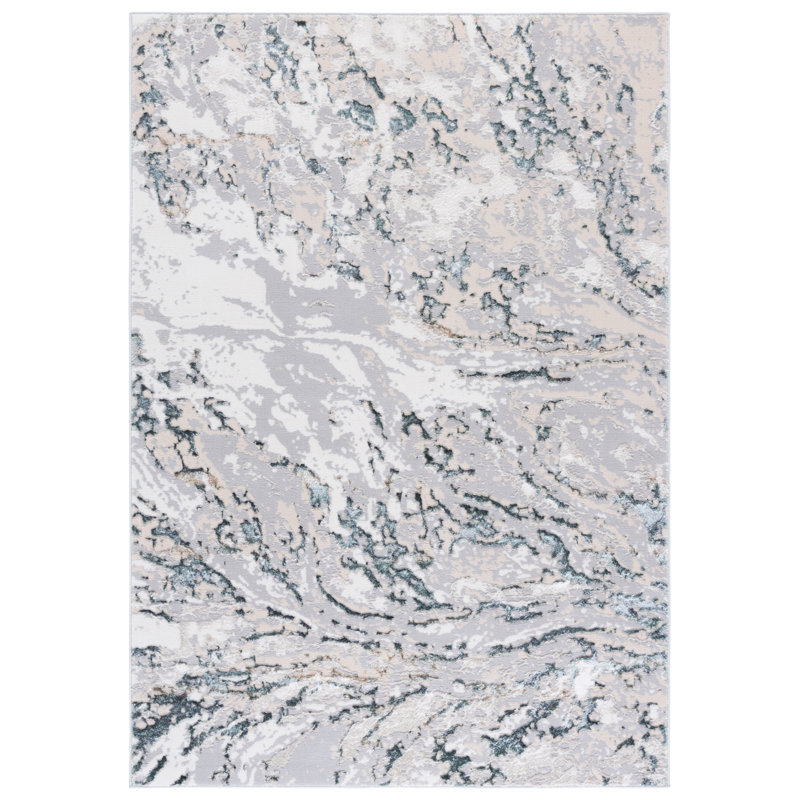 Joonyoung 100 Performance Geometric Rug, Rectangle 5'2" x 7'