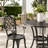 3PC CAST BISTRO SET W ICE BUCKET