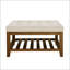 Table basse rembourrée