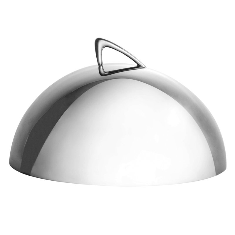 Boreal Stainless Steel (18/10) Round Cover, 3.39" H x 5.91" W x 5.91" D