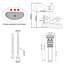 Centerset 4Inch Bathroom Sink Faucet With Drain Assemly-106847028