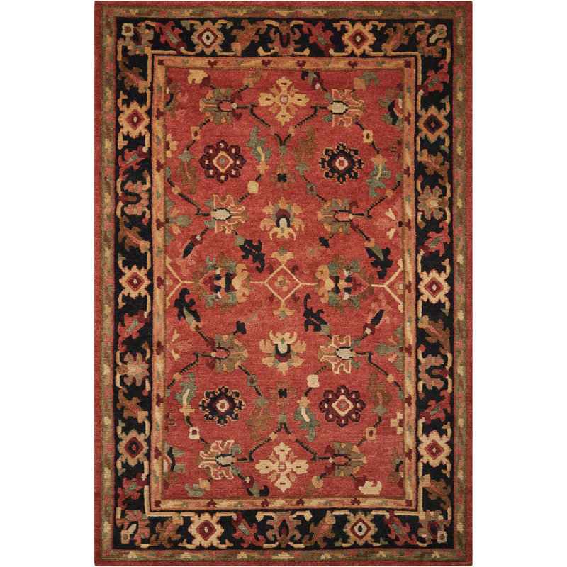 Tapis beige fait à la main Zula, Rectangle 3 pi 9 po x 5 pi 9 po