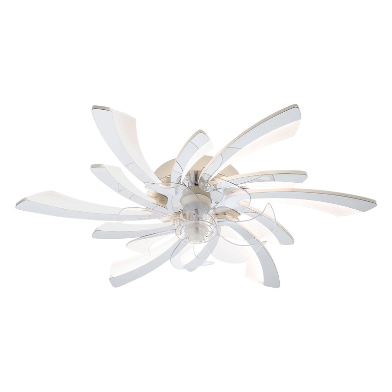 30.7In Ceiling Fan With Lights, Remote Control 3 Color Temperatures,6 Gear Wind Speed Fan Light