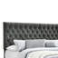 Lit à panneau double avec rangement gris, quatre tiroirs spacieux, tête de lit à boutons, ensemble de lattes pour matelas en bois massif-1320771096-1320771098