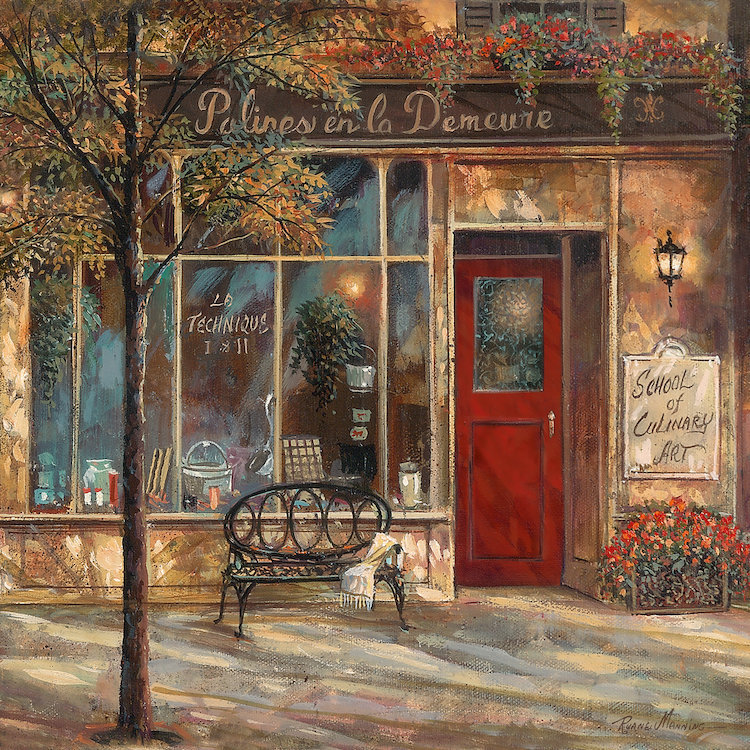 " Culinary School " by Ruane Manning East Urban Home Mat 